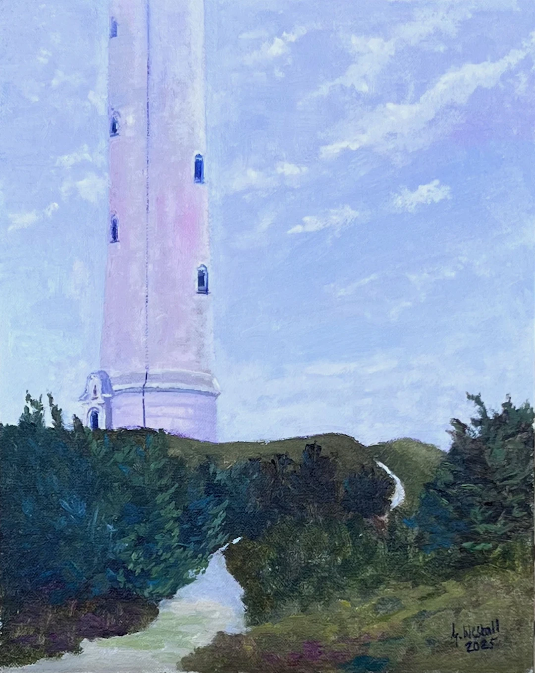 Lyngvig Lighthouse between the dunes - Gary Westall