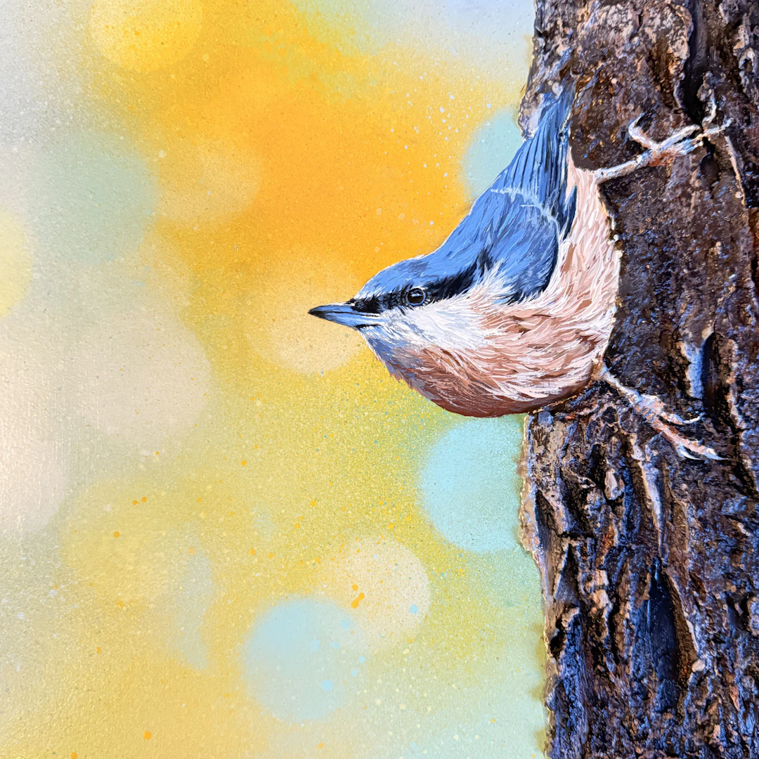 Bird #36 ( nuthatch) - Selene Art
