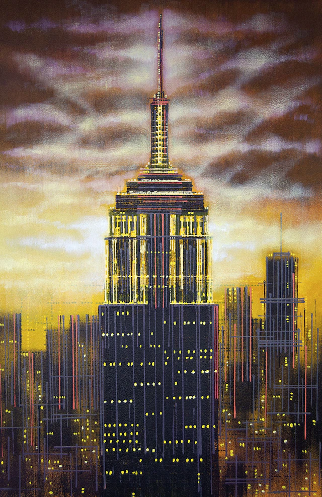 New York - The Empire State Building At Sunset - Marc Todd