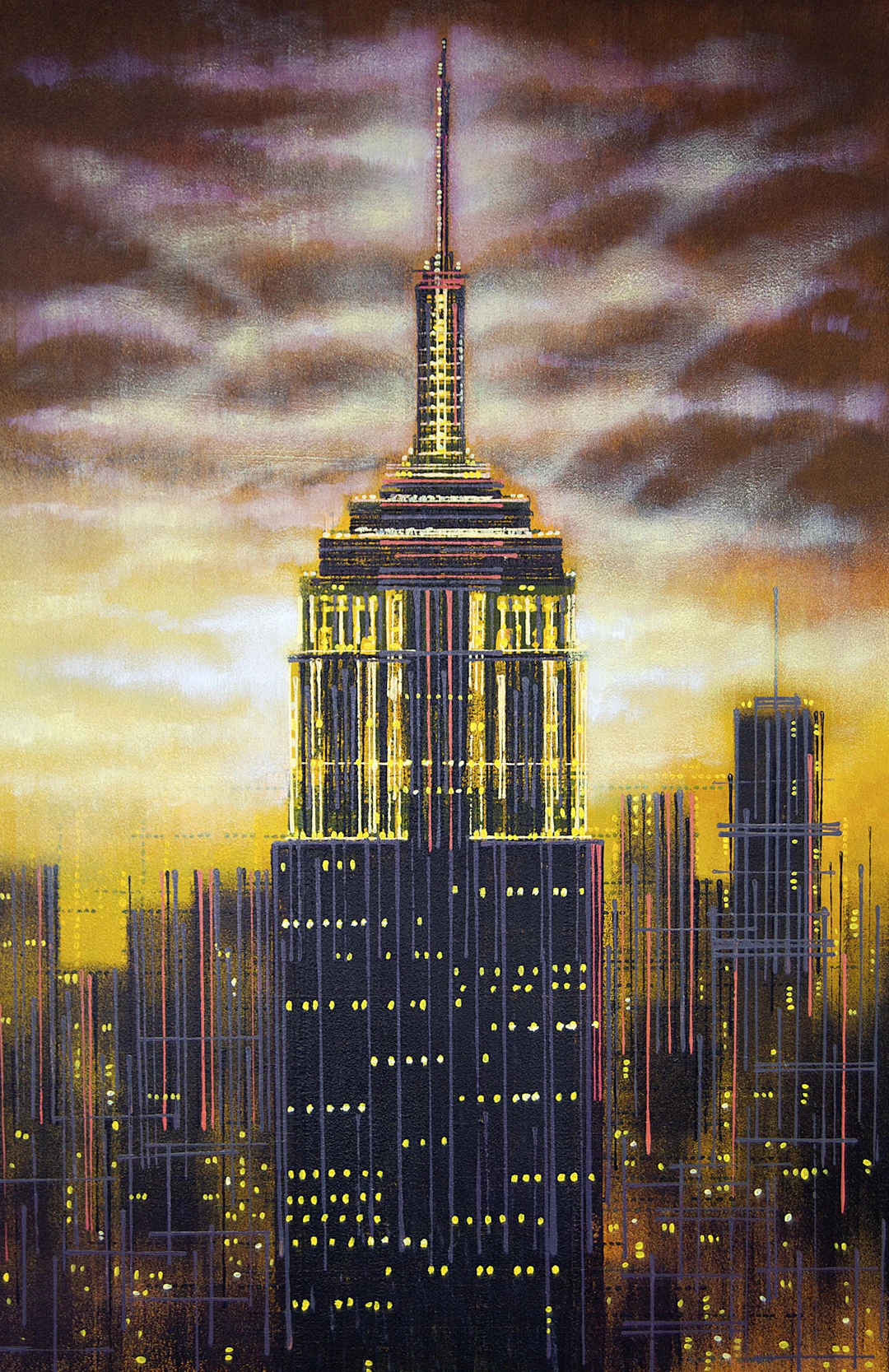 New York - The Empire State Building At Sunset - Marc Todd