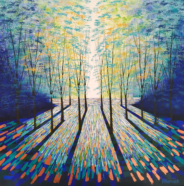 Sapphire Gold Forest Impressions - Amanda Horvath