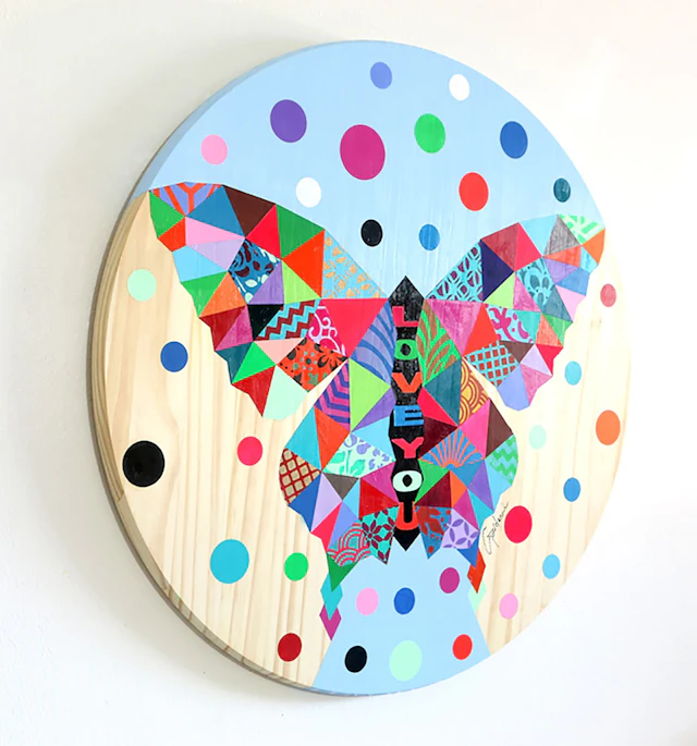 Lady – Original Painting on wood - Gardani Art