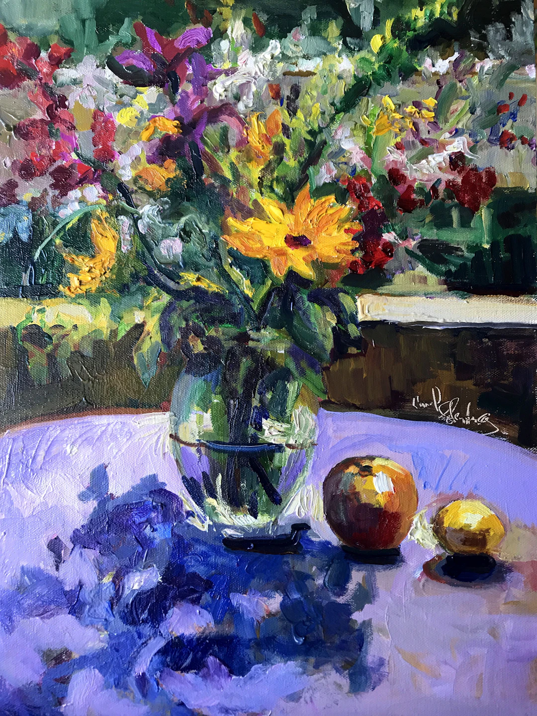 Wildflowers Periwinkle - Carol Steinberg