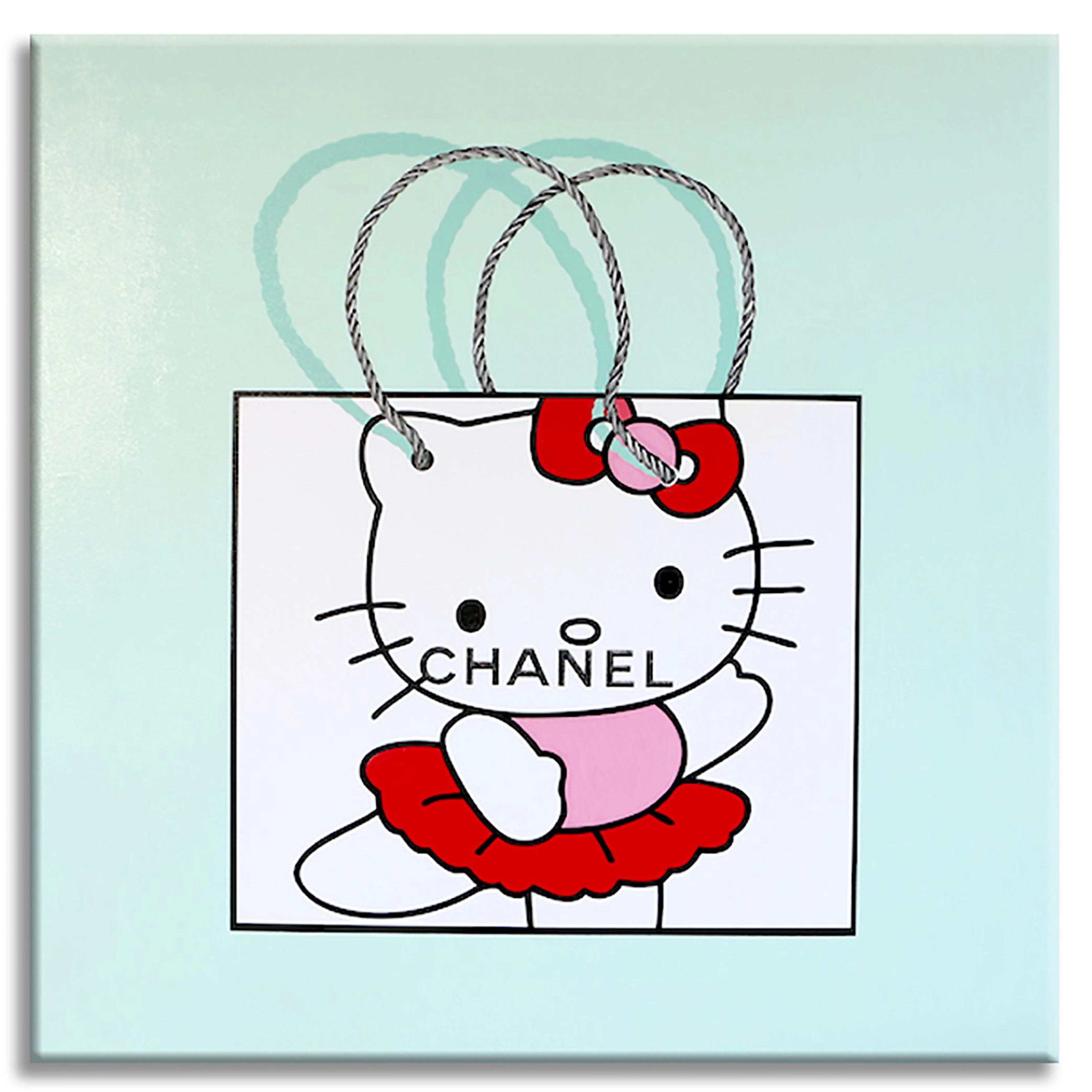 Hello kitty – Original Painting on canvas - Gardani Art