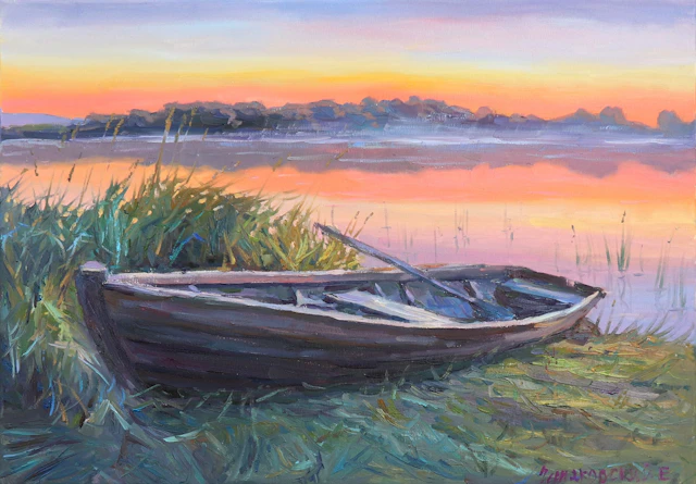 Boat - Evgeny Chernyakovsky