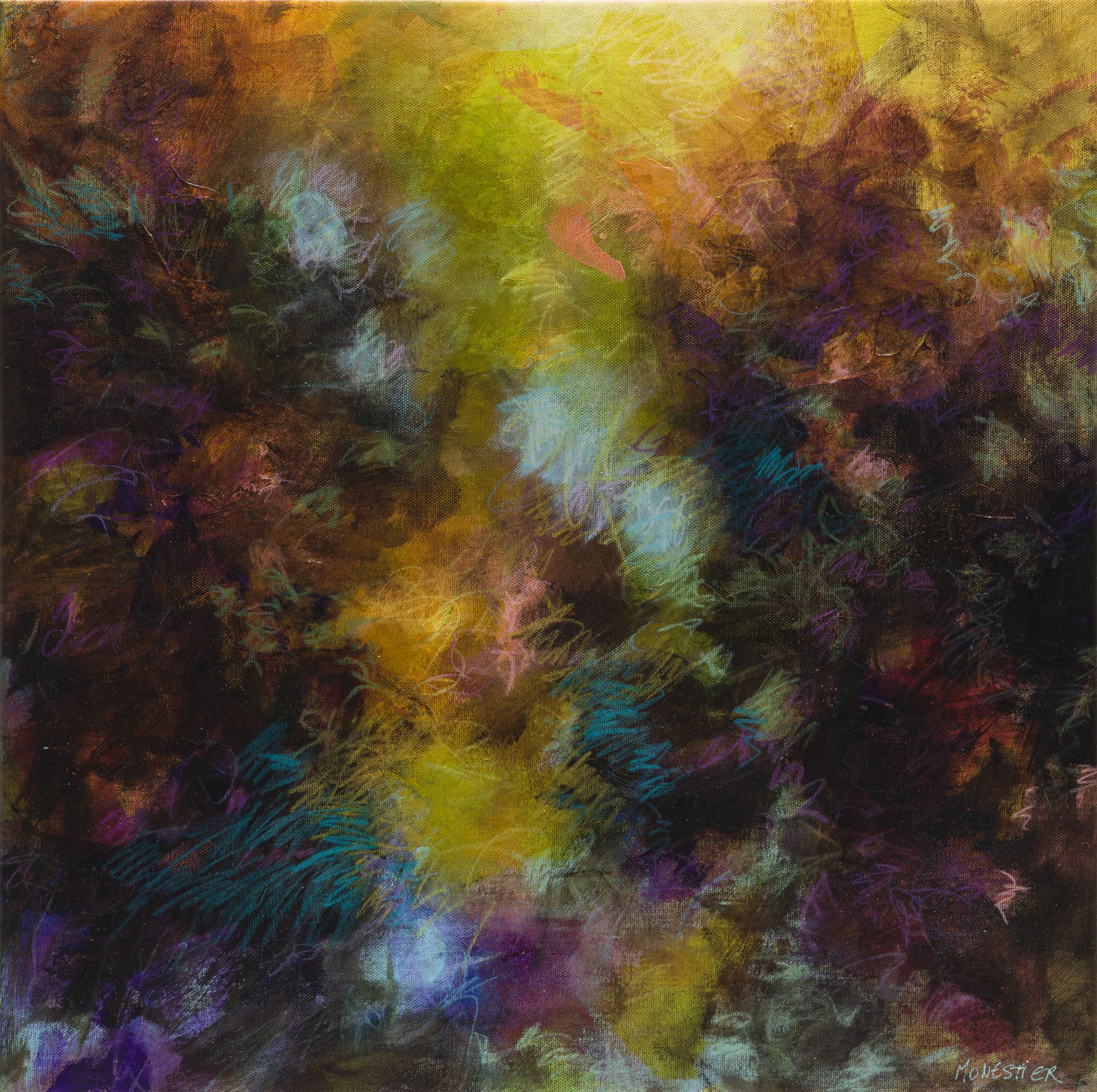 Nocturnal garden scene - Fabienne Monestier