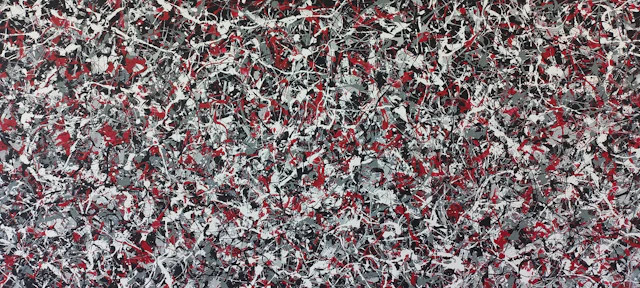 J. Pollock style acrylic by M.Y. - Max Yaskin