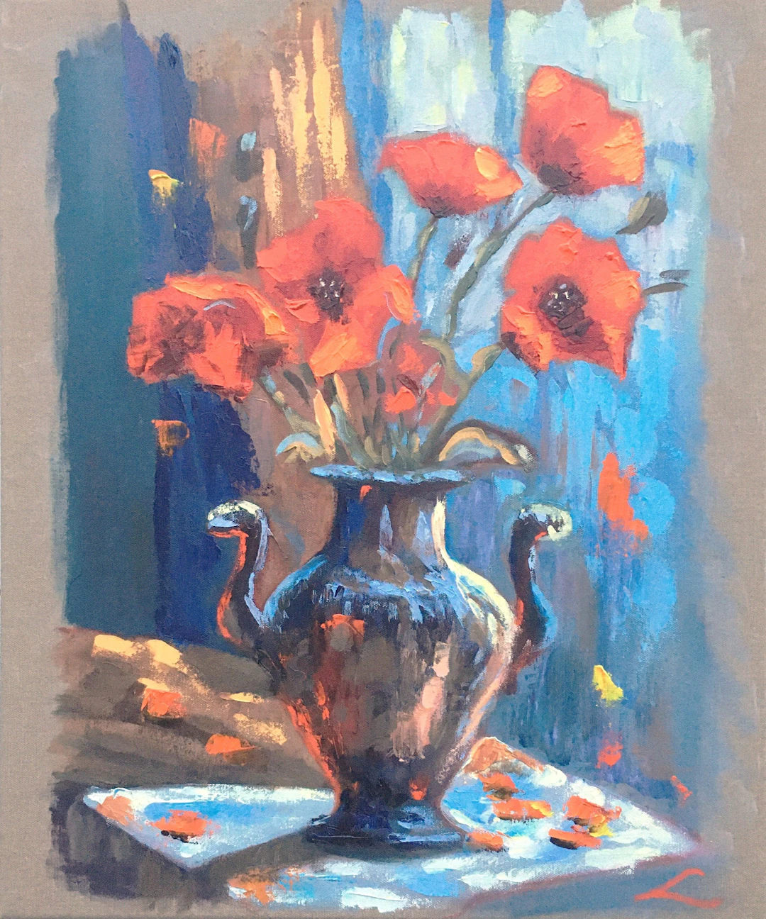 Vivid red poppies - Elena Sokolova