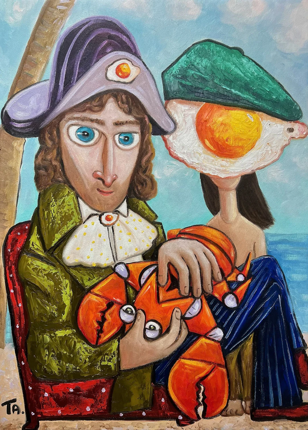 Capt Thomas Sabo and a Crab - Ta Byrne