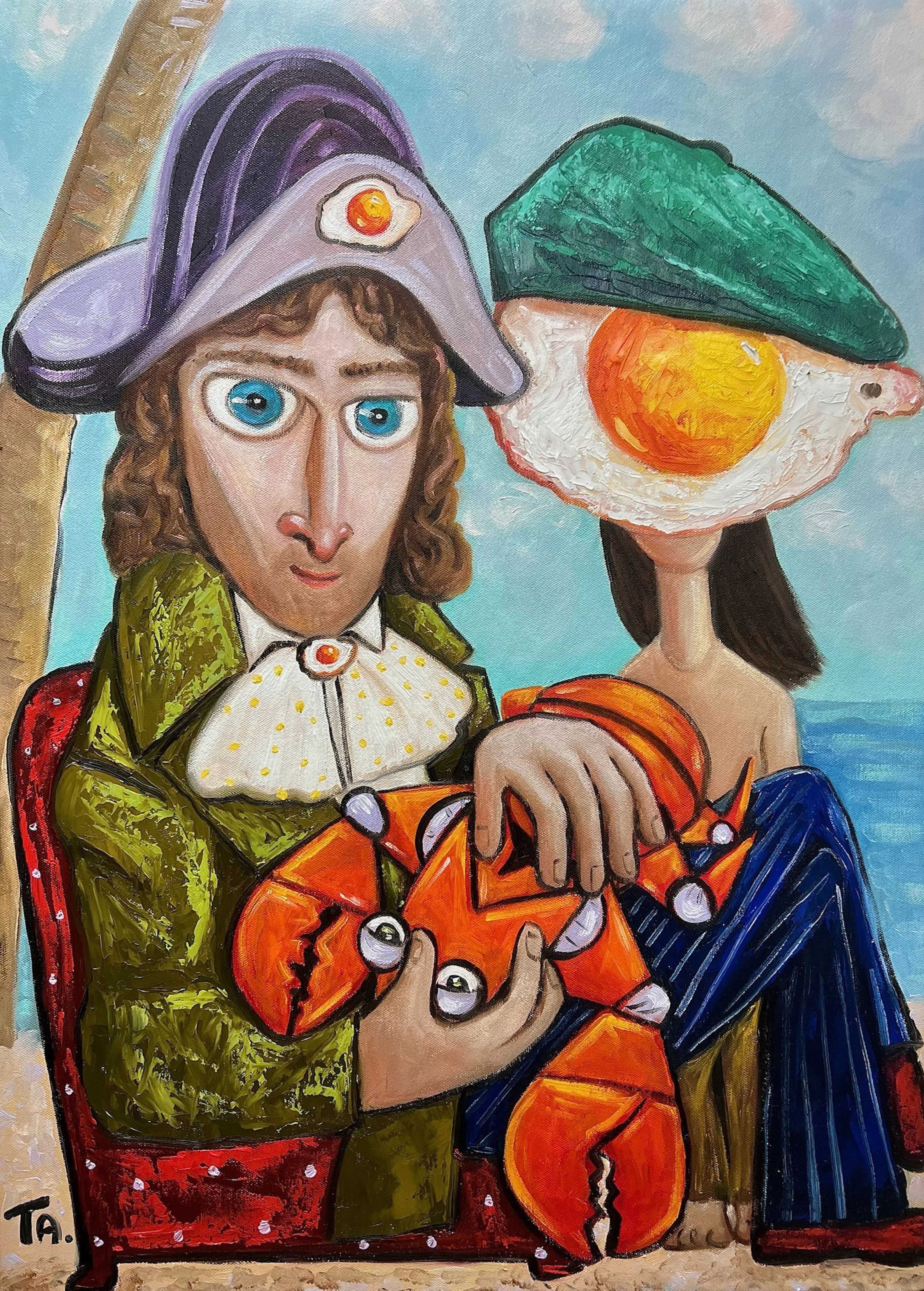 Capt Thomas Sabo and a Crab - Ta Byrne
