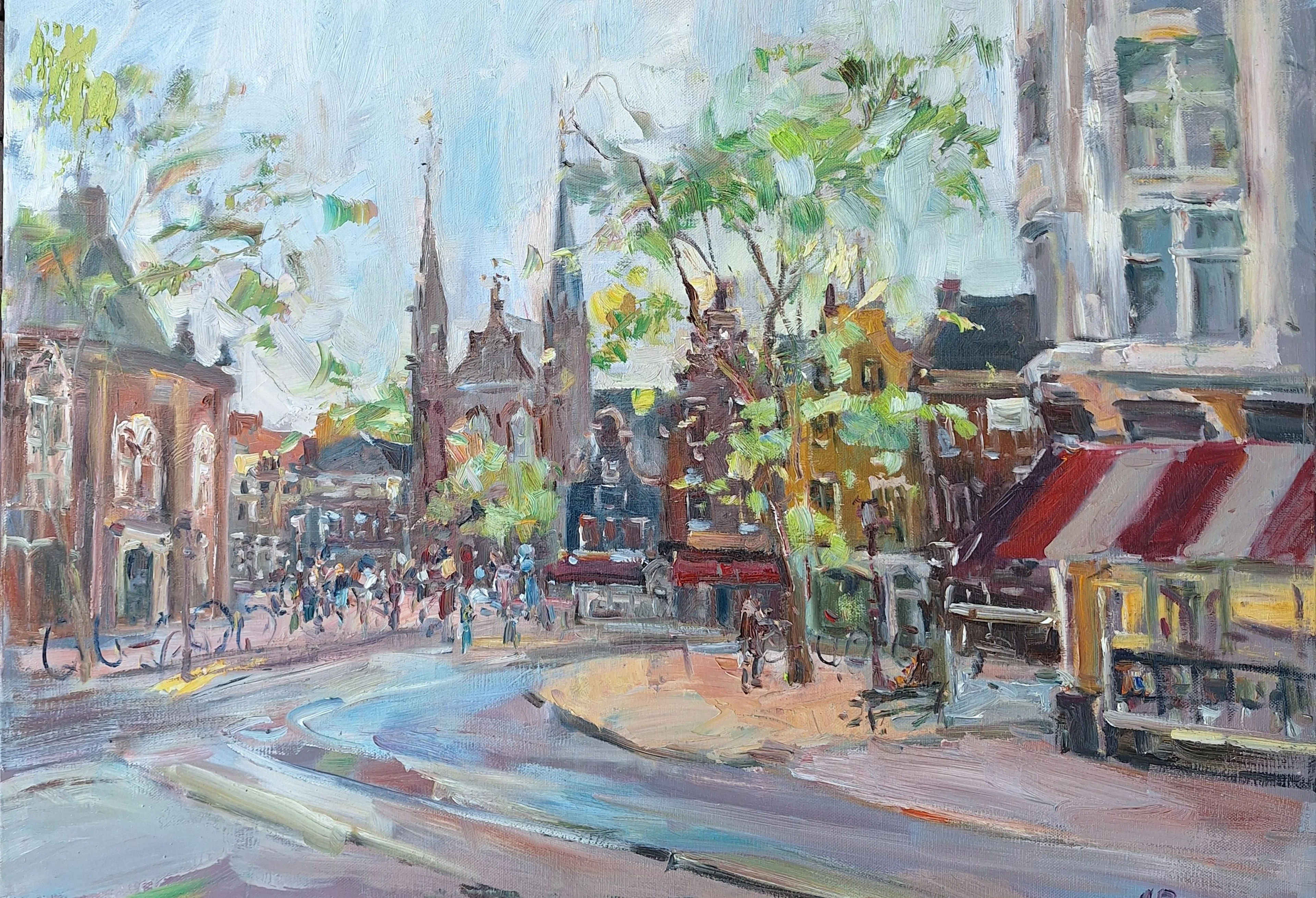 Old center of Amsterdam.Spui - Anna Pavlova