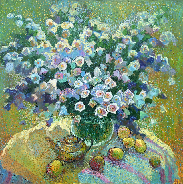 Bluebells flowers - Evgeny Chernyakovsky