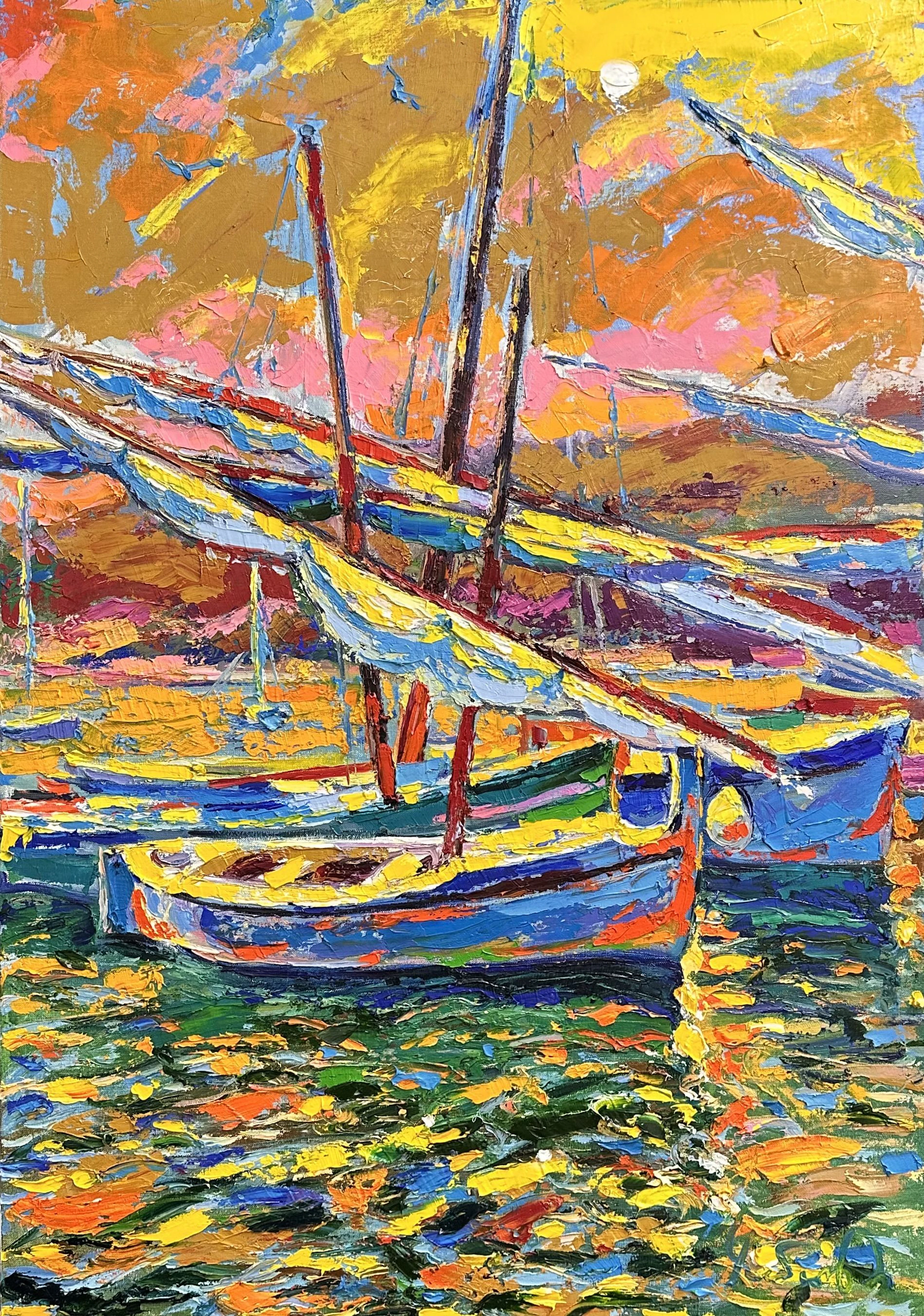 ""Evening over the Bay""Hendaye France - Andrii Chebotaru