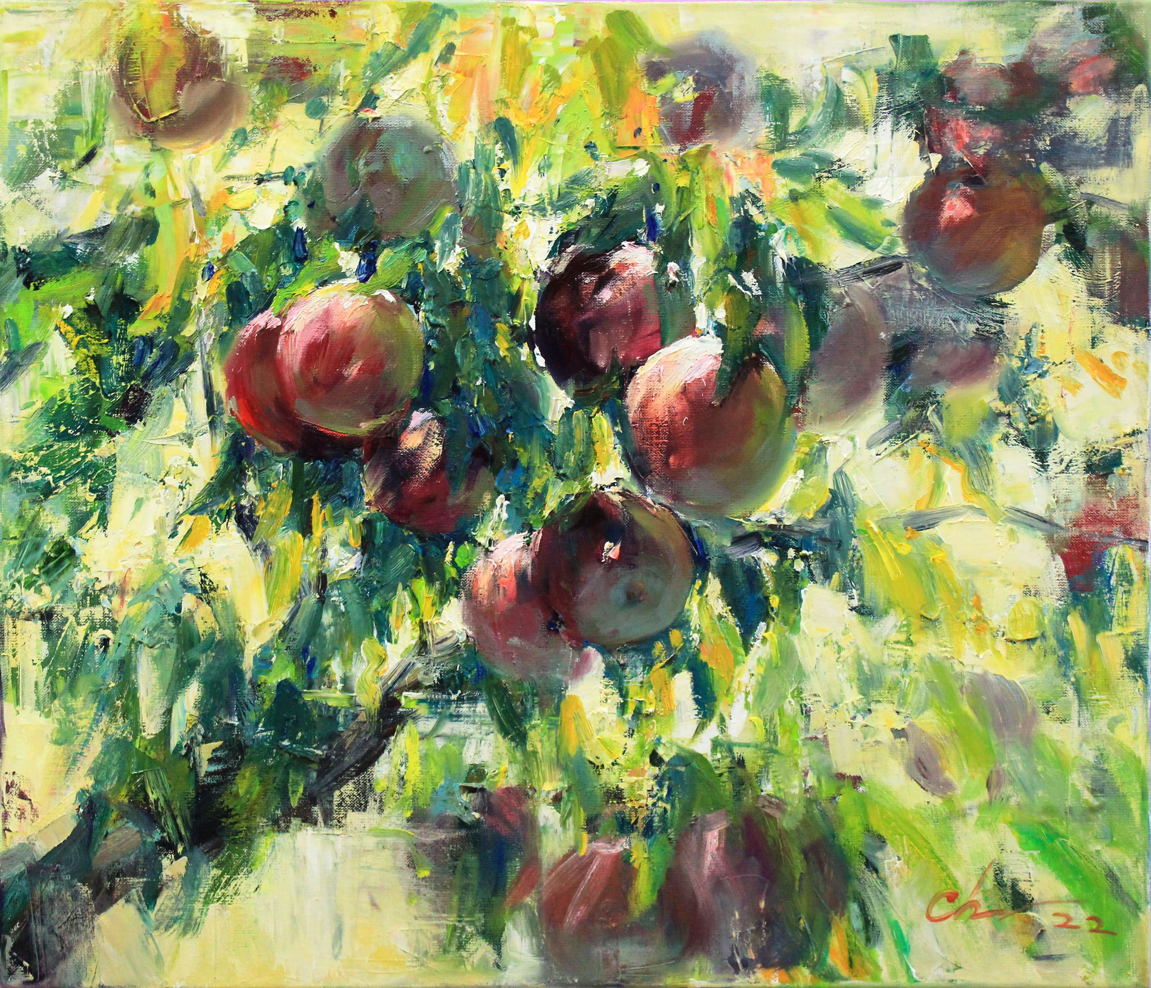 Apples in the garden - Sergei Chernyakovsky