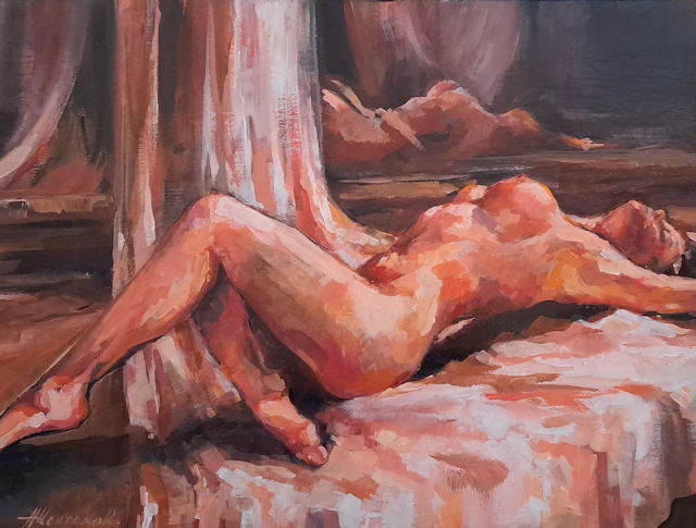 Nude (12x16x1'') - Alexander Koltakov