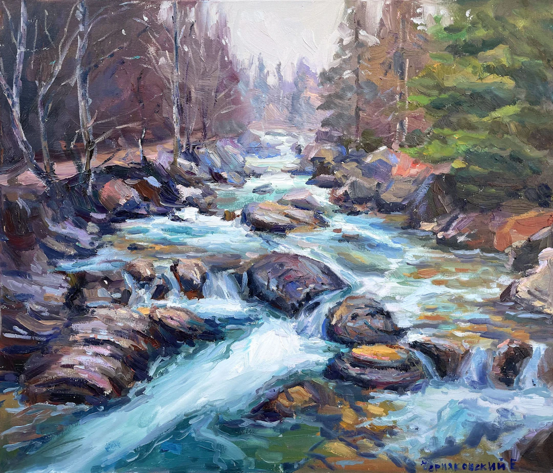 River - Evgeny Chernyakovsky