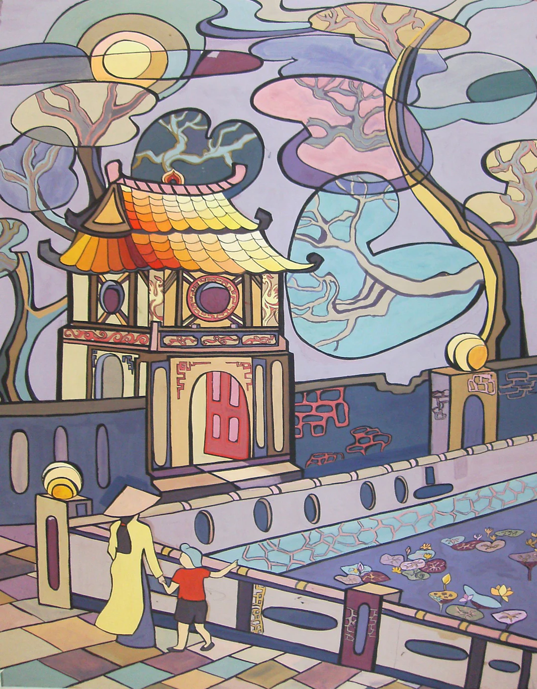 Old citadel landscape - PHUNG WANG