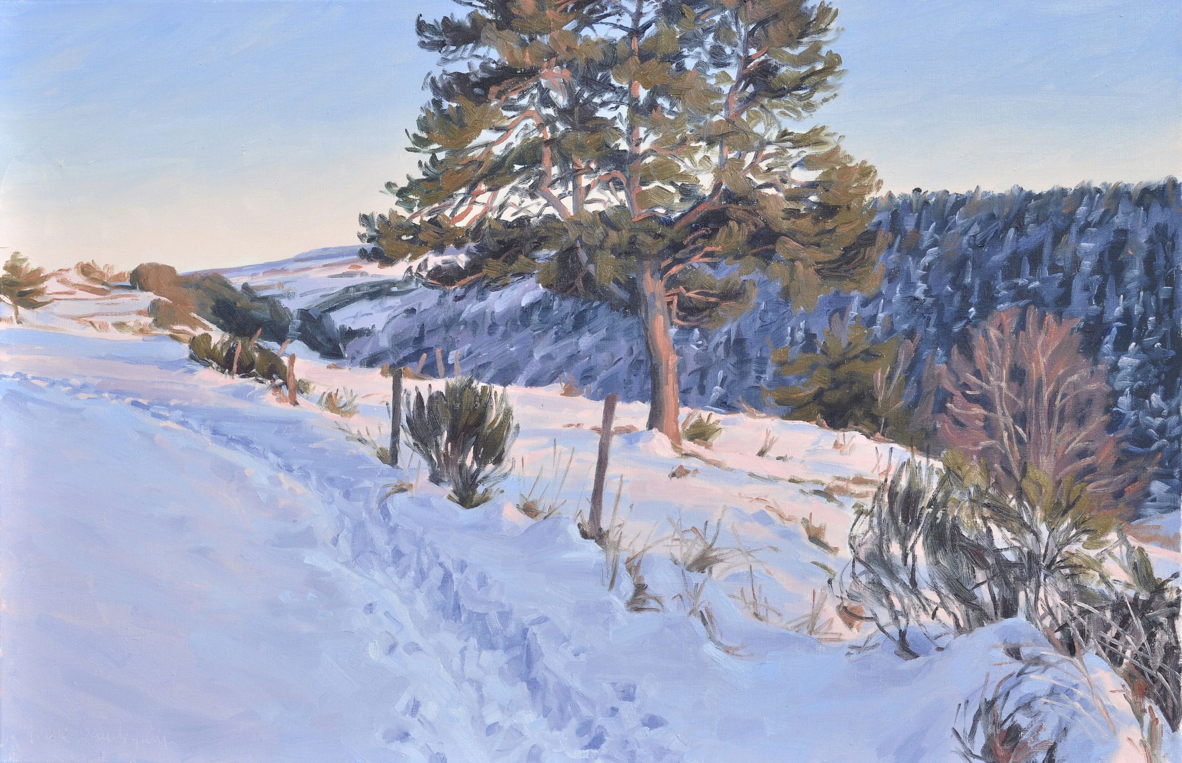 Twilight over the Mézenc - Anne Baudequin