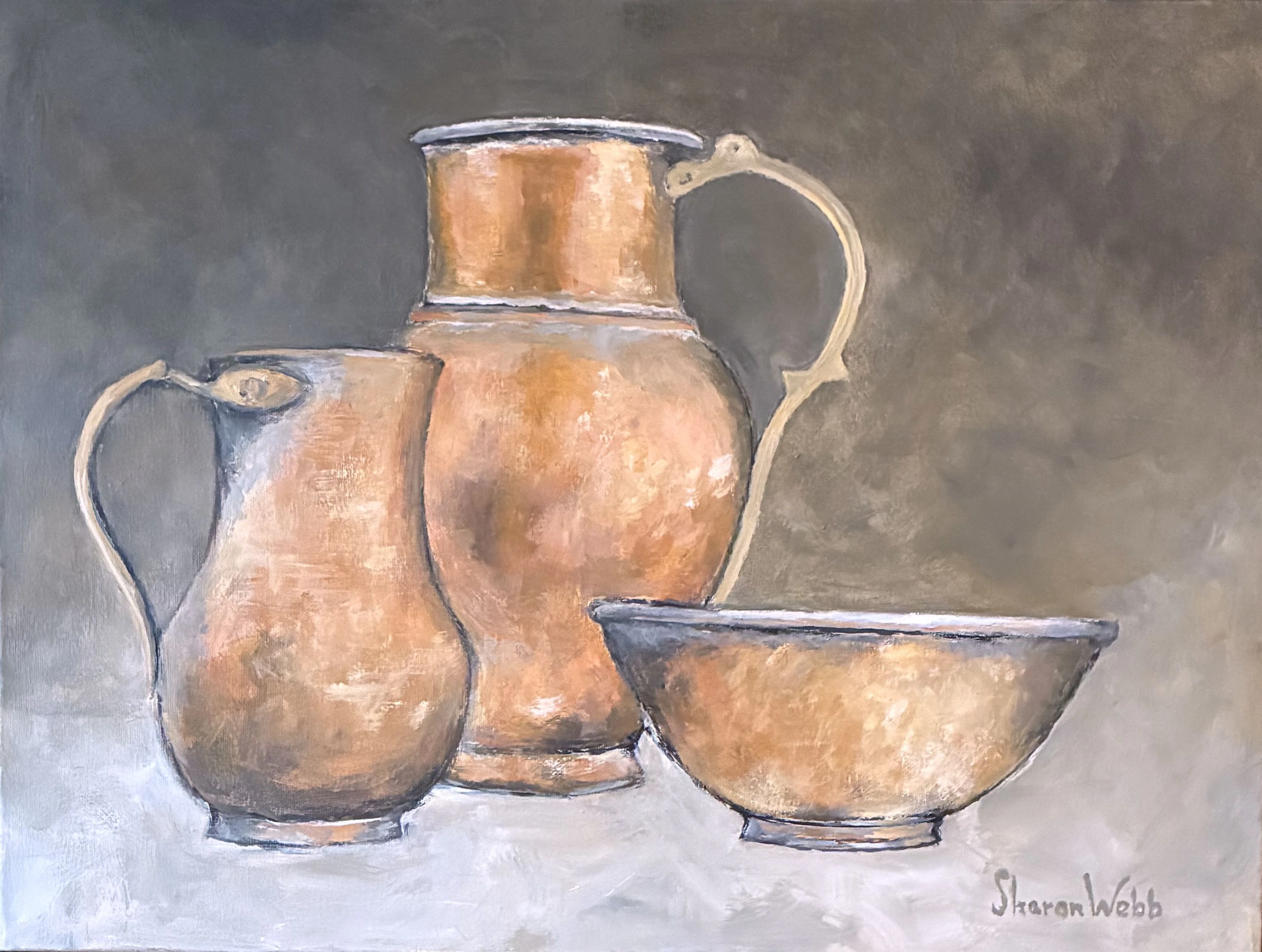 Antique Copper Still Life #C-8 - Sharon Webb