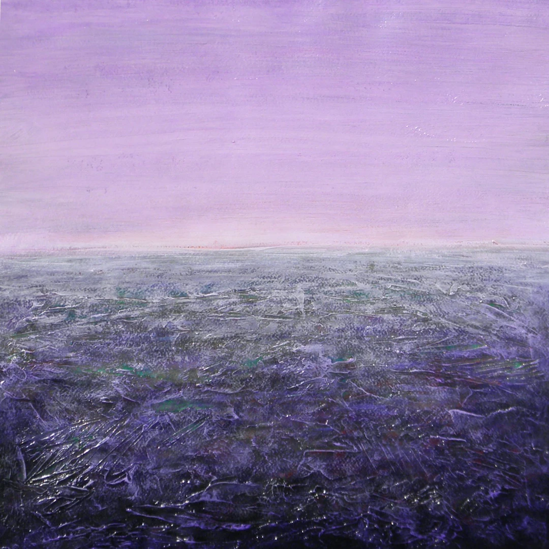 Mauve and violet horizon - Fabienne Monestier