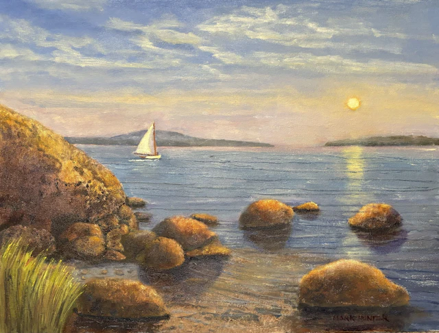 Golden Hour on the Lake - Mark Hunter