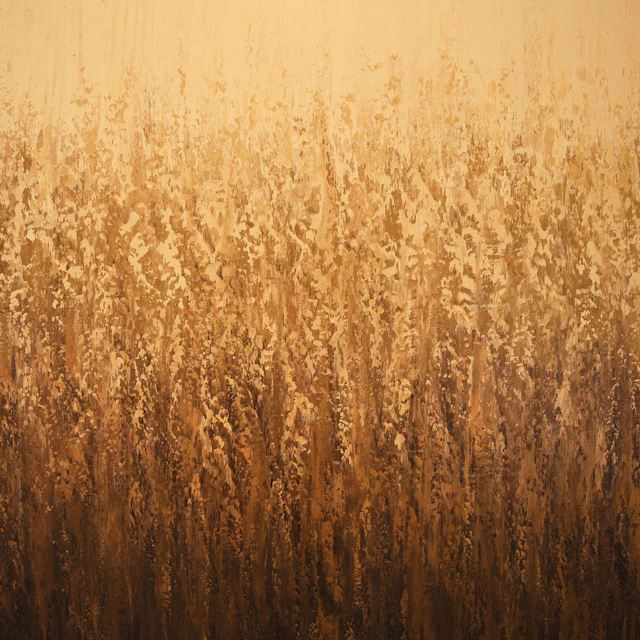 Field of Wheat - Textured Nature Abstract - Suzanne Vaughan