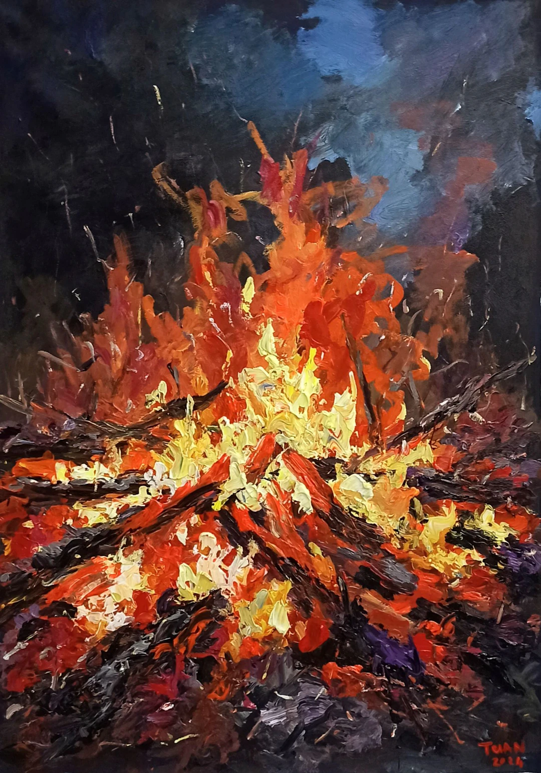Warm winter fire - LE ANH TUAN