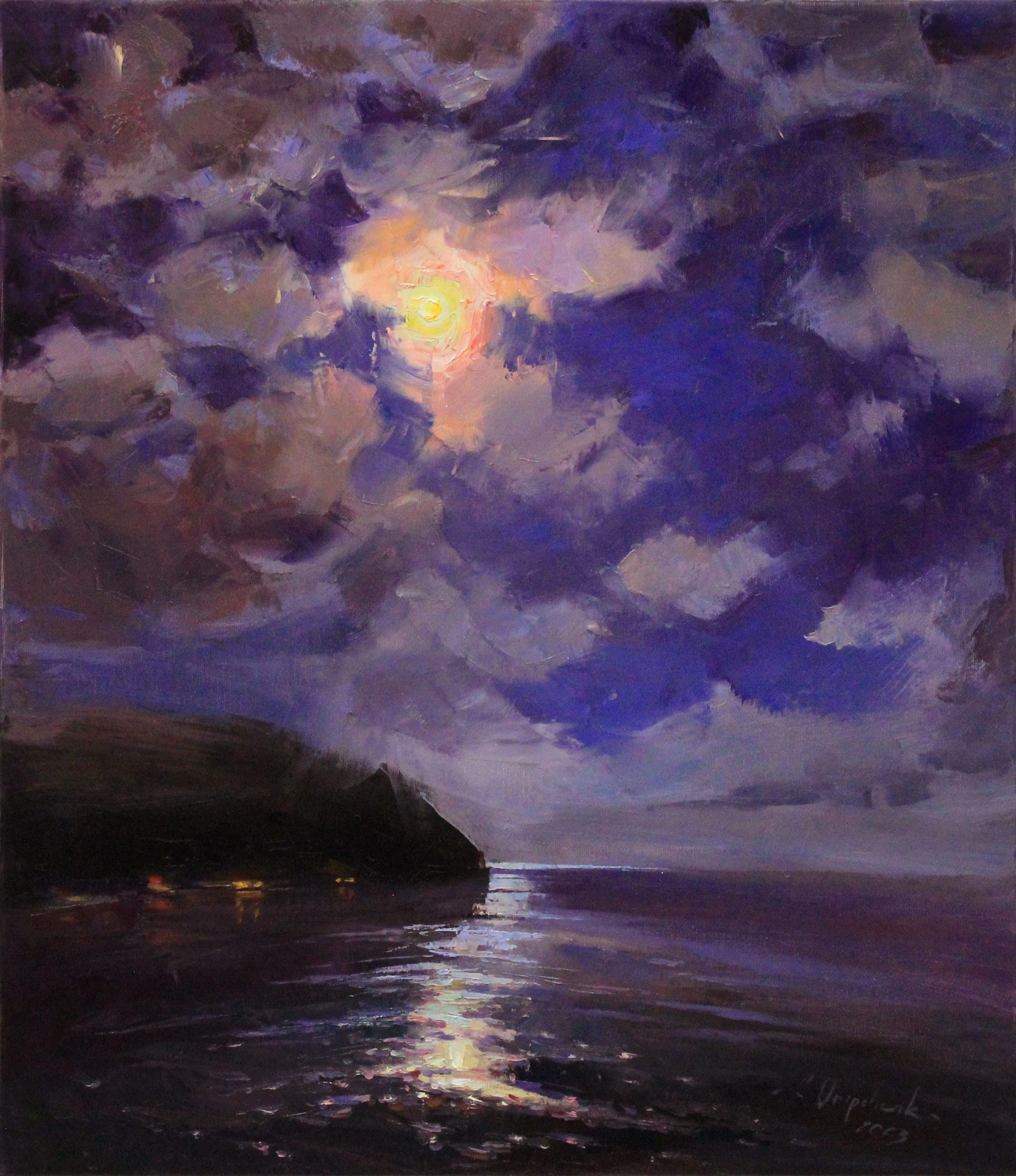 ""Night in the bay"" - Alisa Onipchenko-Cherniakovska