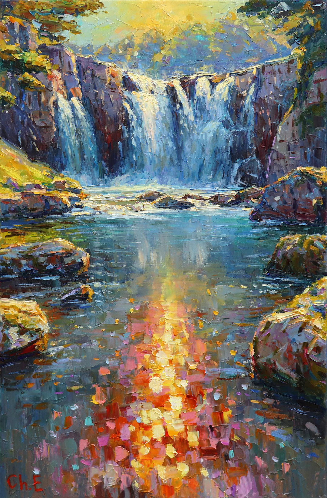 ""Waterfall"" - Evgeny Chernyakovsky