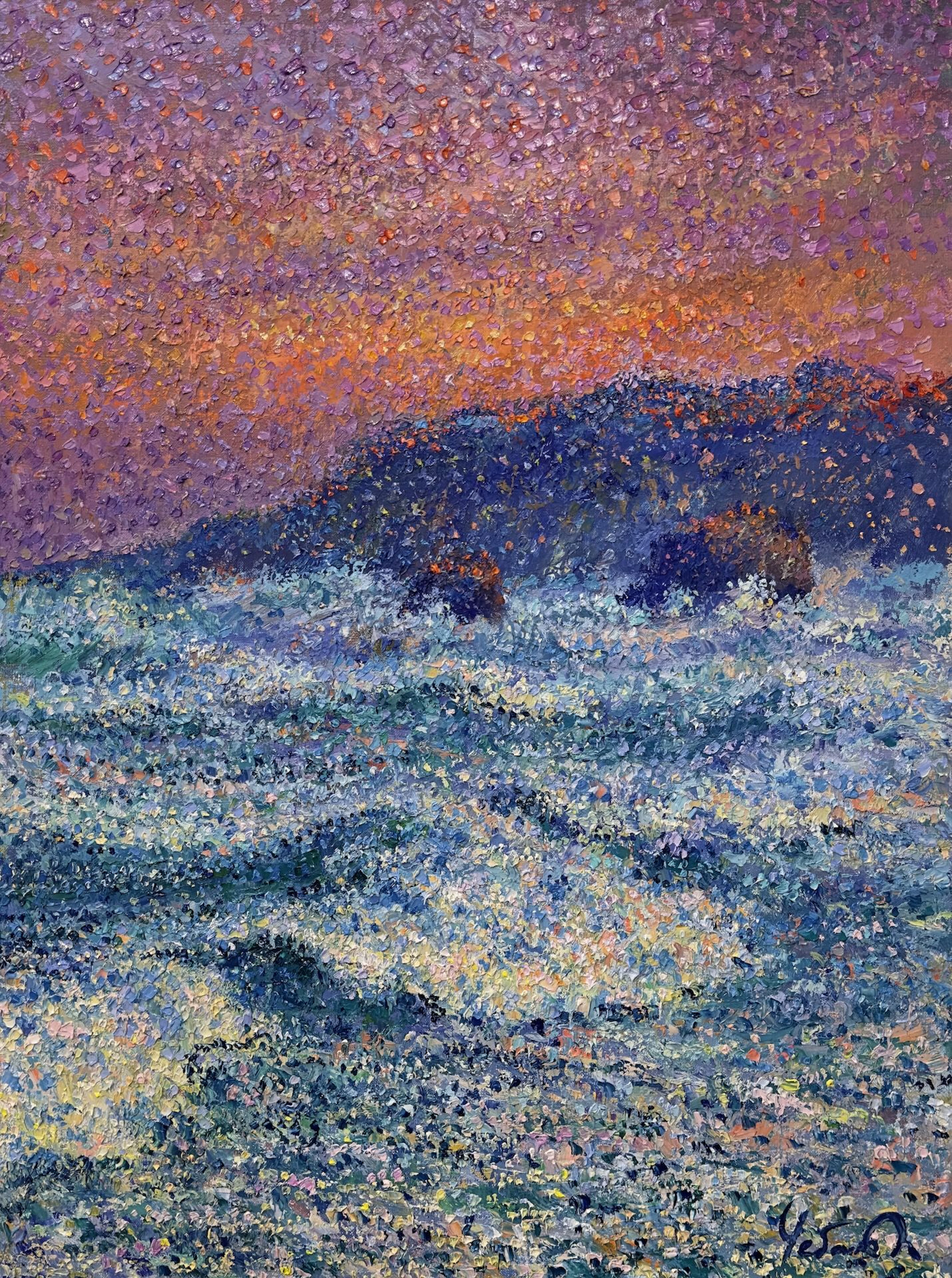 Whisper of the surf in the rays of the setting sun - Andrii Chebotaru