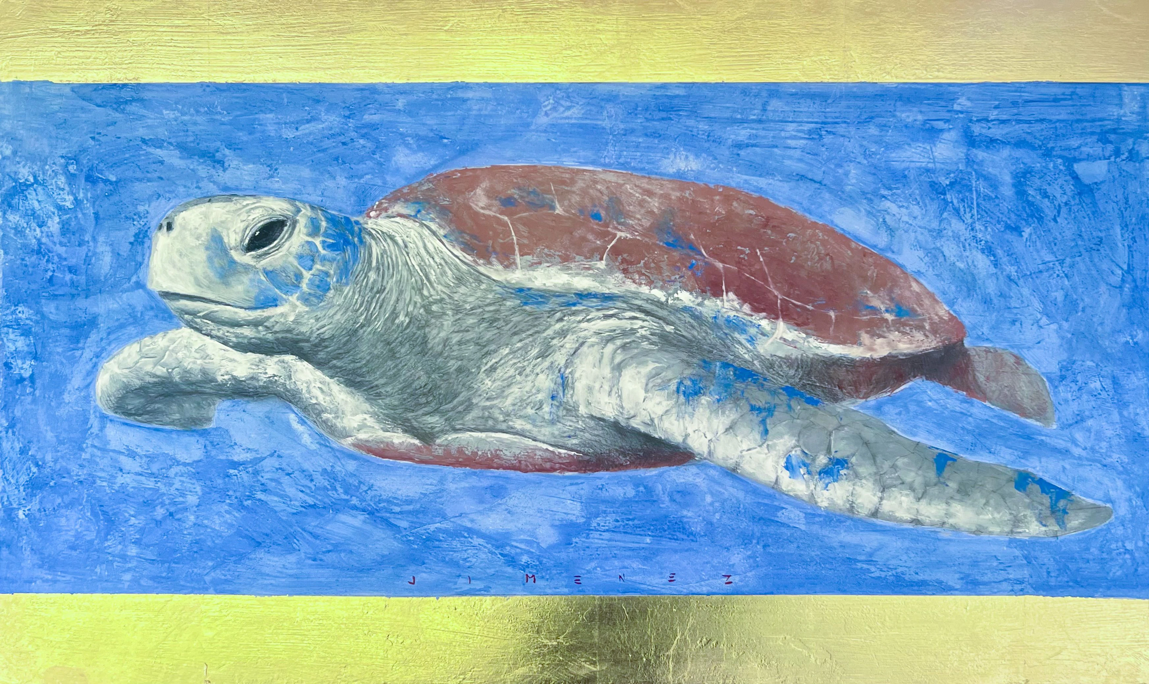 Sea Turtle Painting – Symbol of Courage - Paulo Jimenez