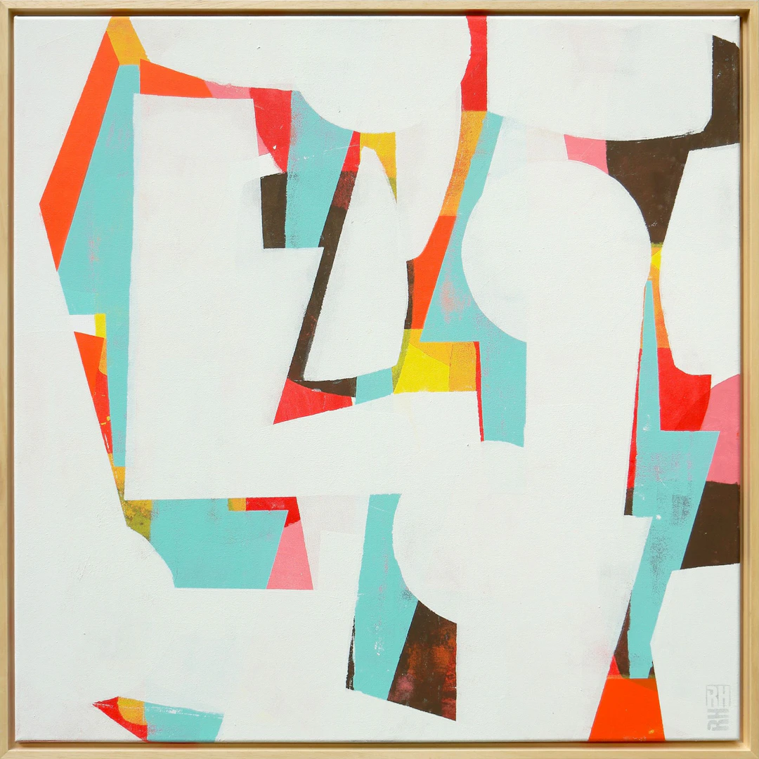 Fractured colorful - Ronald Hunter