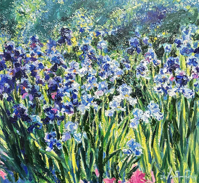 ""Irises in My Mother's Garden"" - Andrii Chebotaru