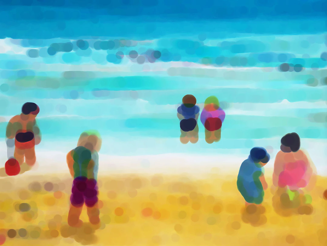 Children on the beach #2 - Furio Torracchi