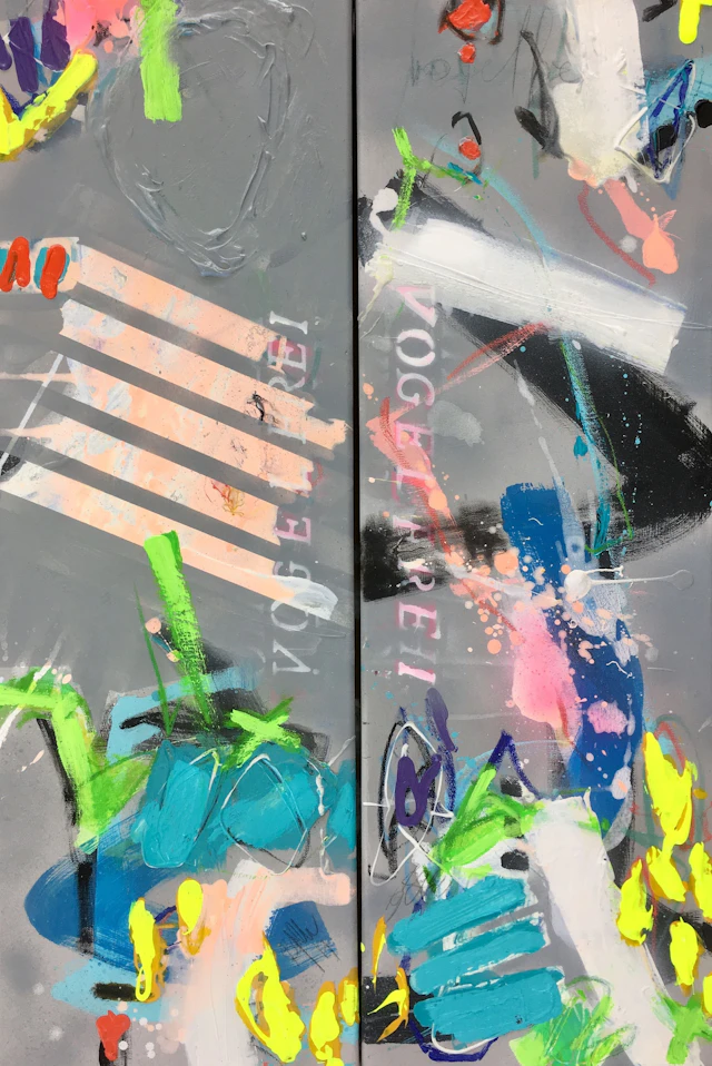 Vogelfrei No.6 (diptychon) - Bea Schubert