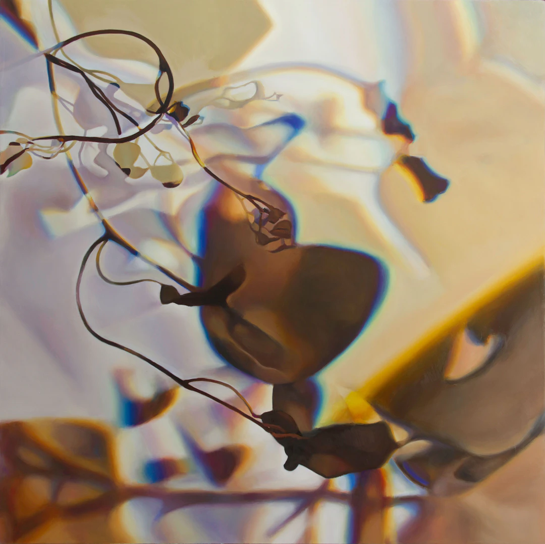 Iridescent leaves - Maite Backman