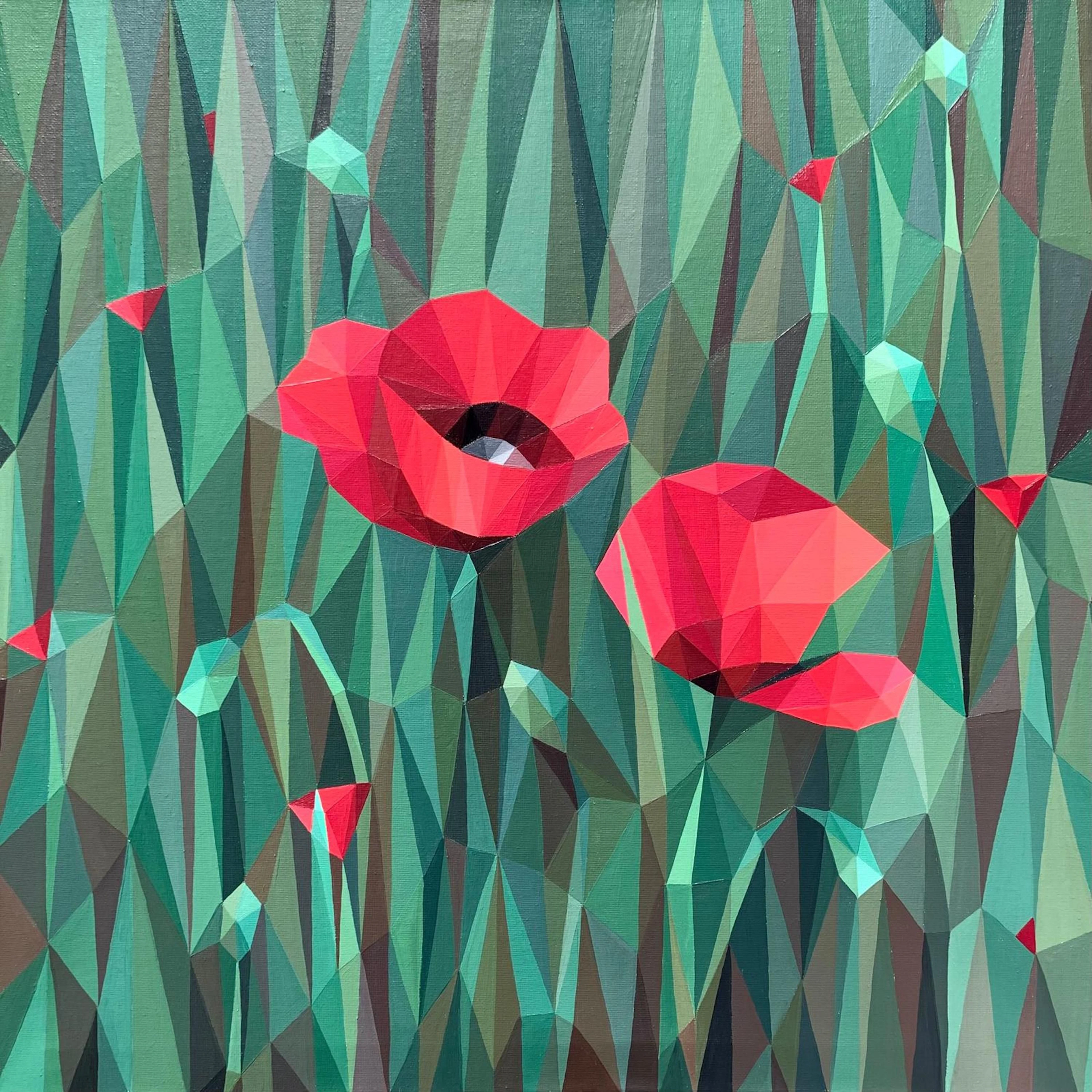 CONVERSATION OF TWO POPPIES - Maria Tuzhilkina