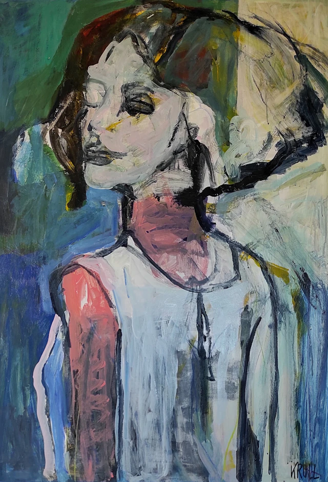 Portrait of an unknown woman - Barbara Kroll