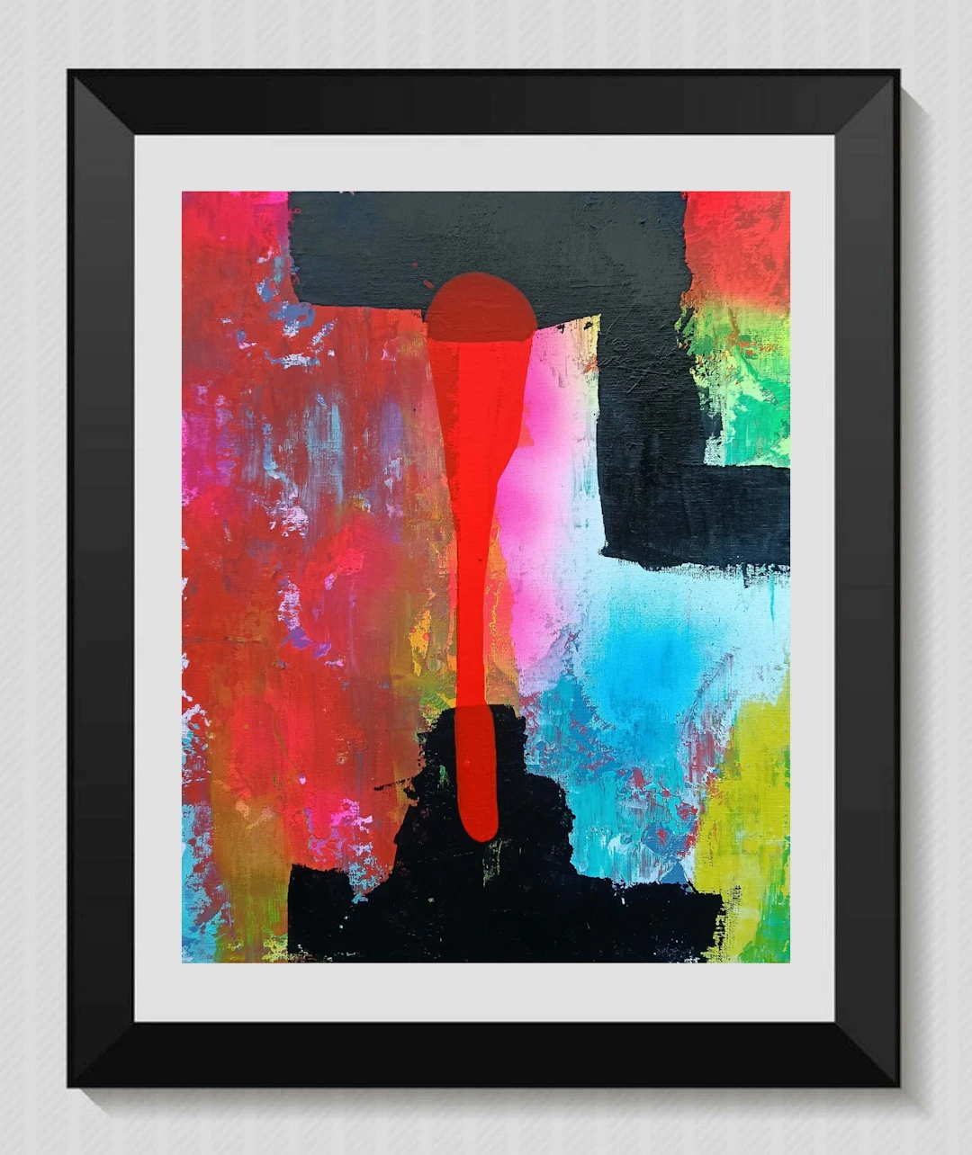Abstract Green and Red - Juan Jose Garay