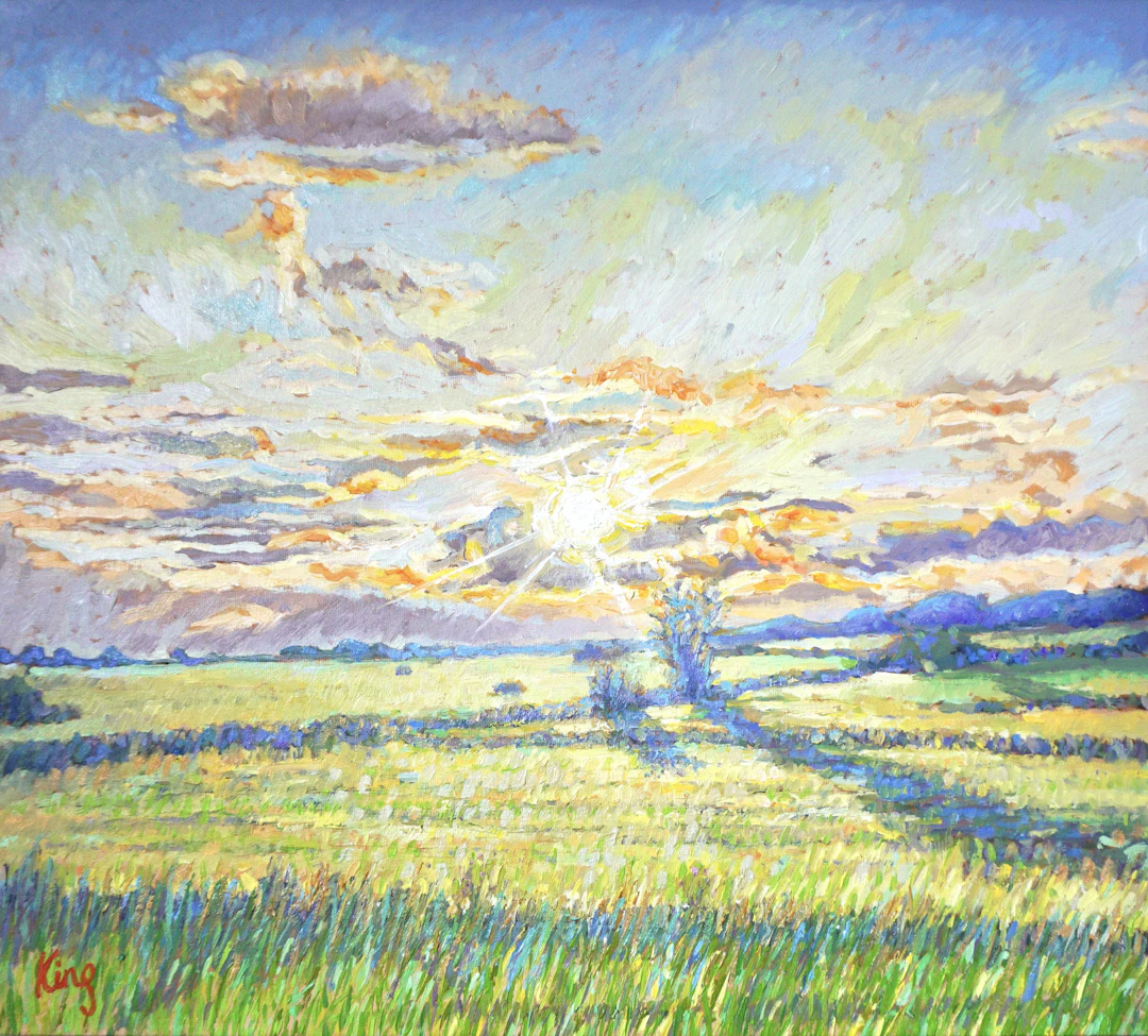 Sunset near Donori - Brian King