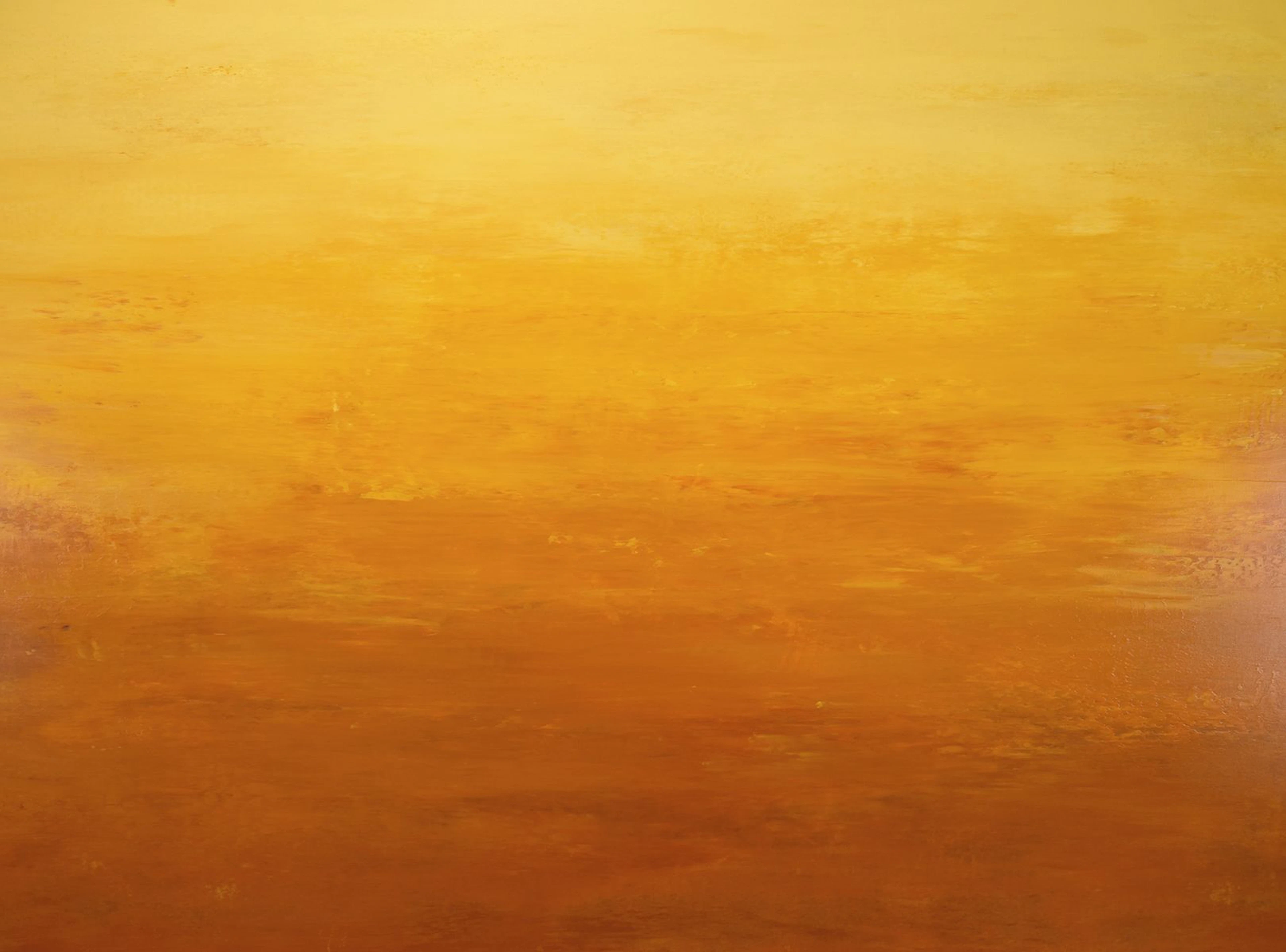 Sun Gold - Color Field Abstract - Suzanne Vaughan