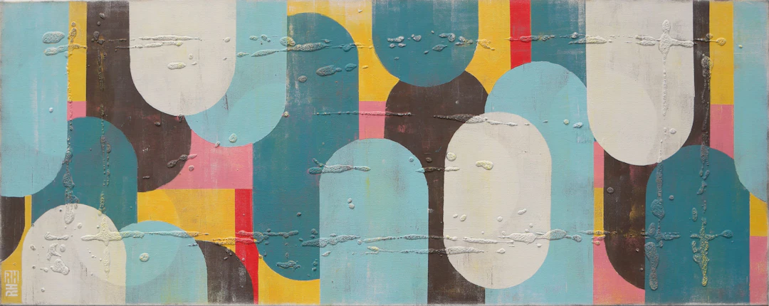 Traffic Pink landscape 150 - Ronald Hunter