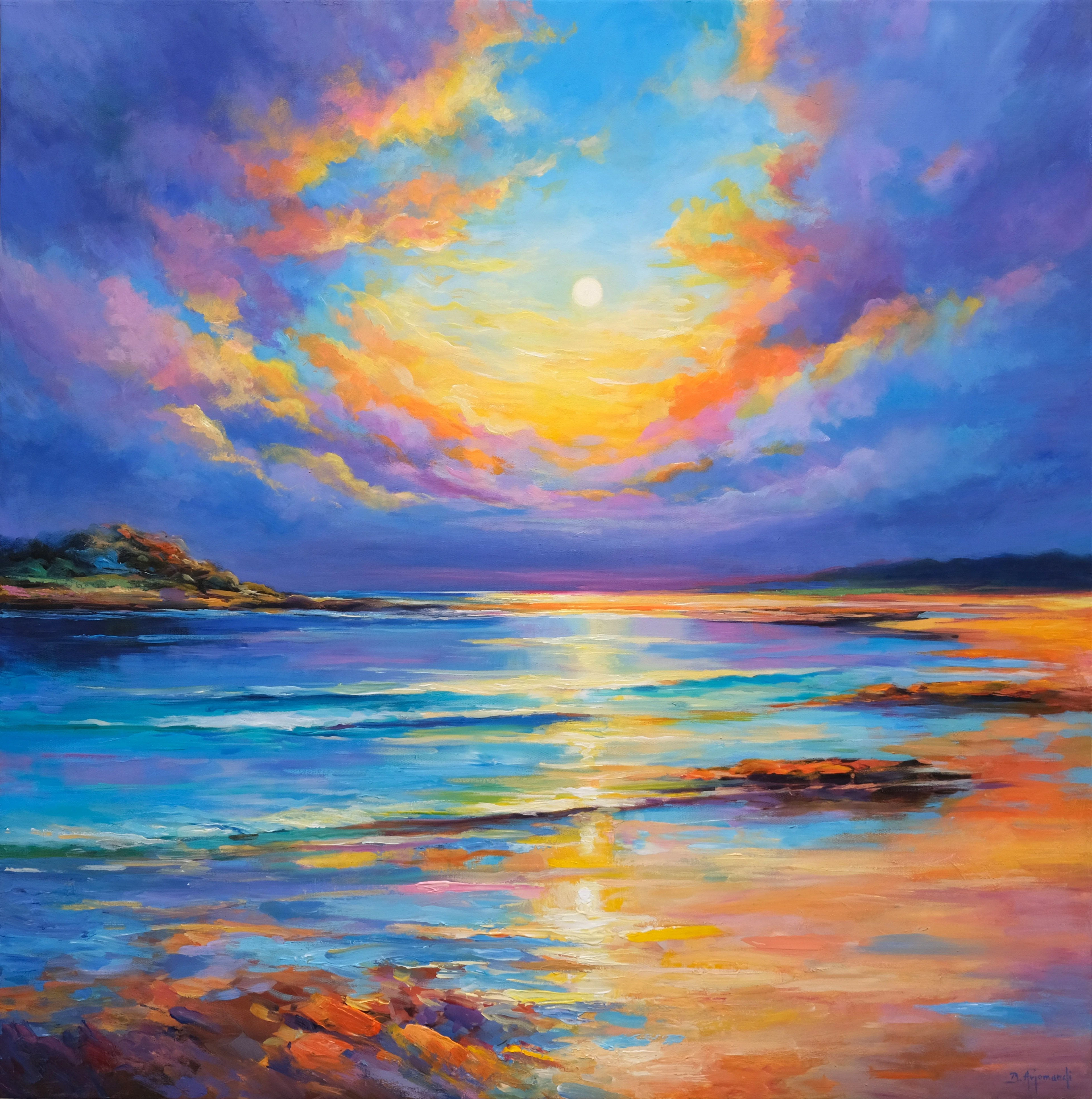 Vibrant Sunset Seascape - Behshad Arjomandi