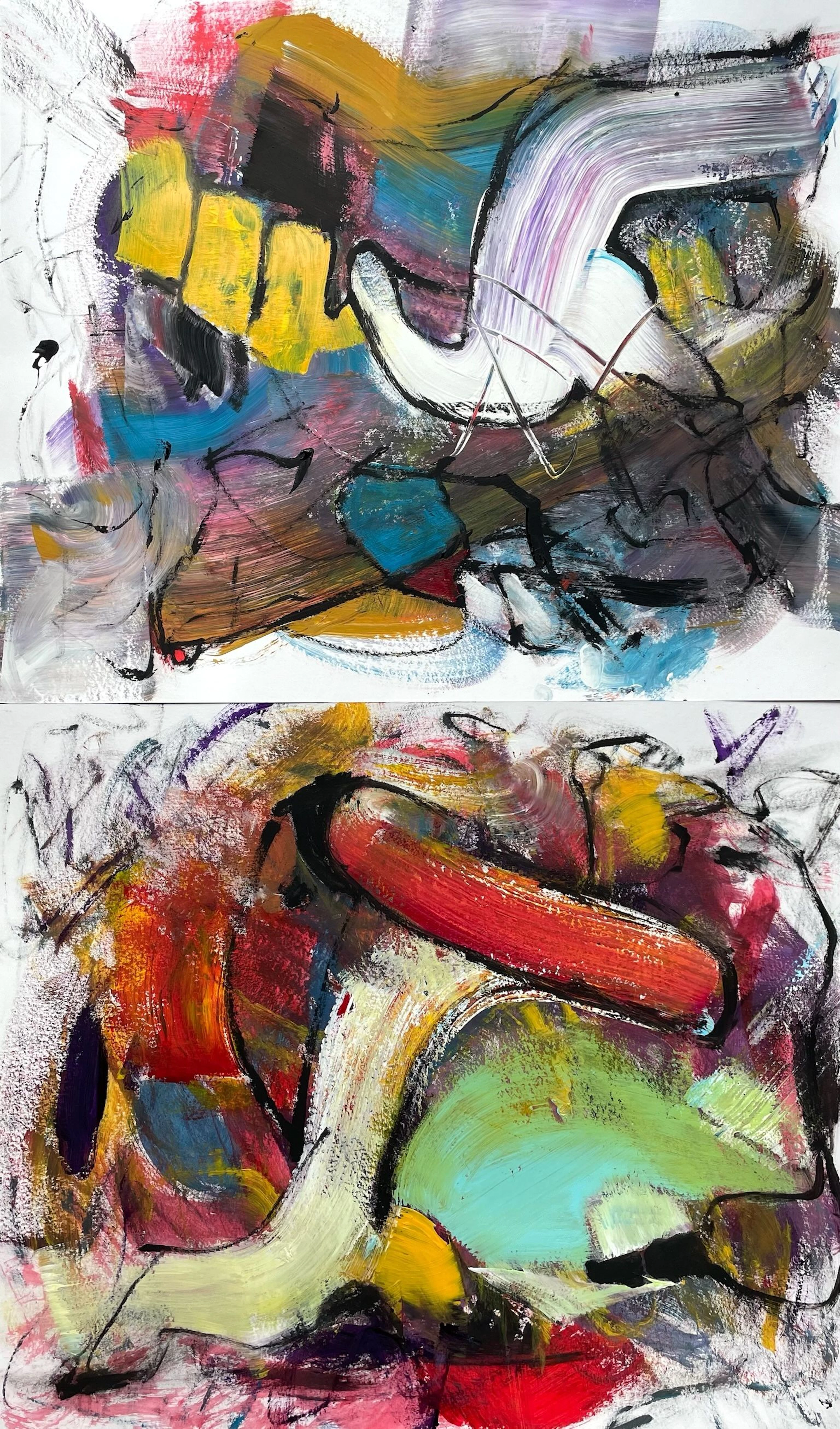 What´s Up (Diptych) - Christel Haag