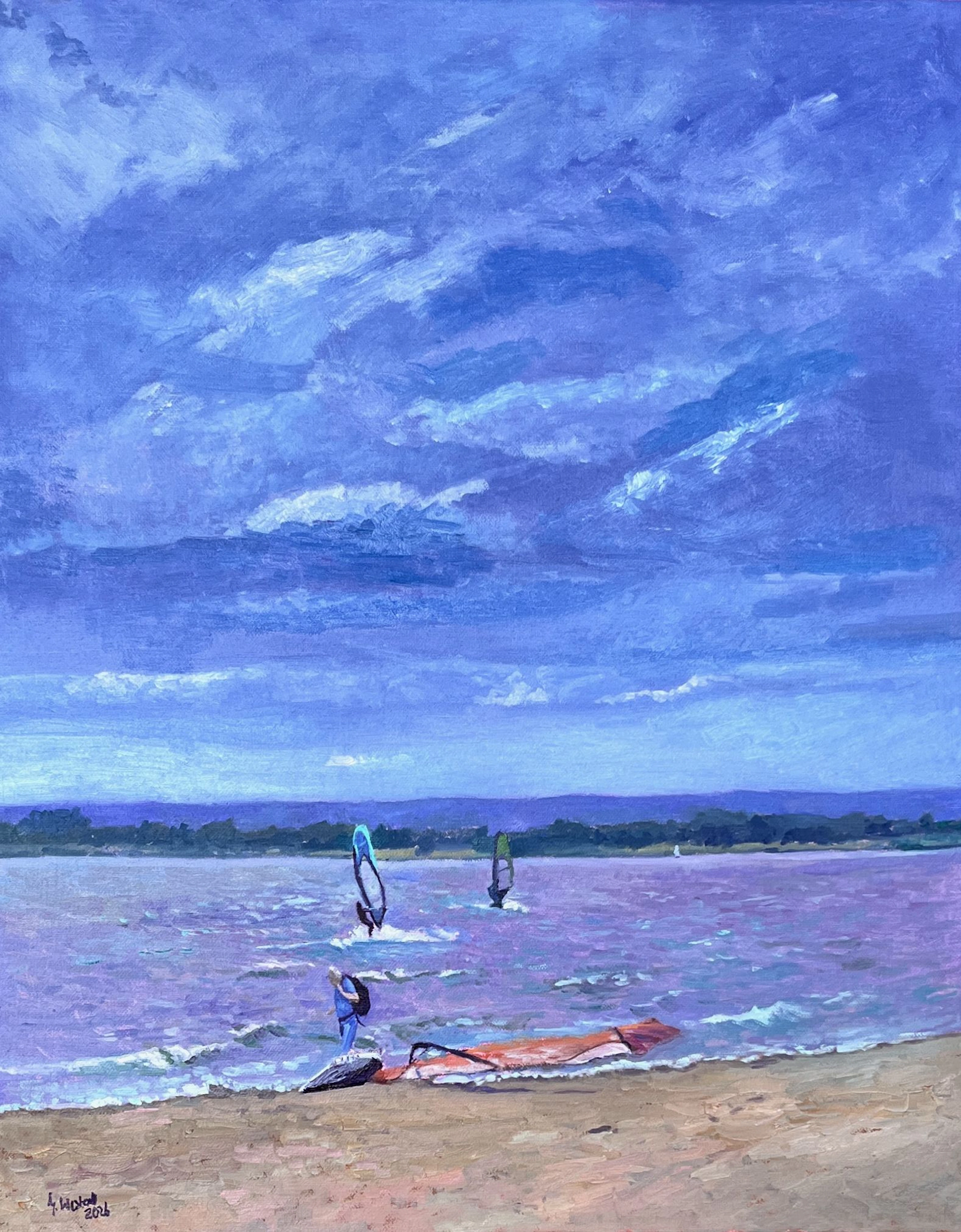Amid gusts of wind at Lake Duemmer - Gary Westall