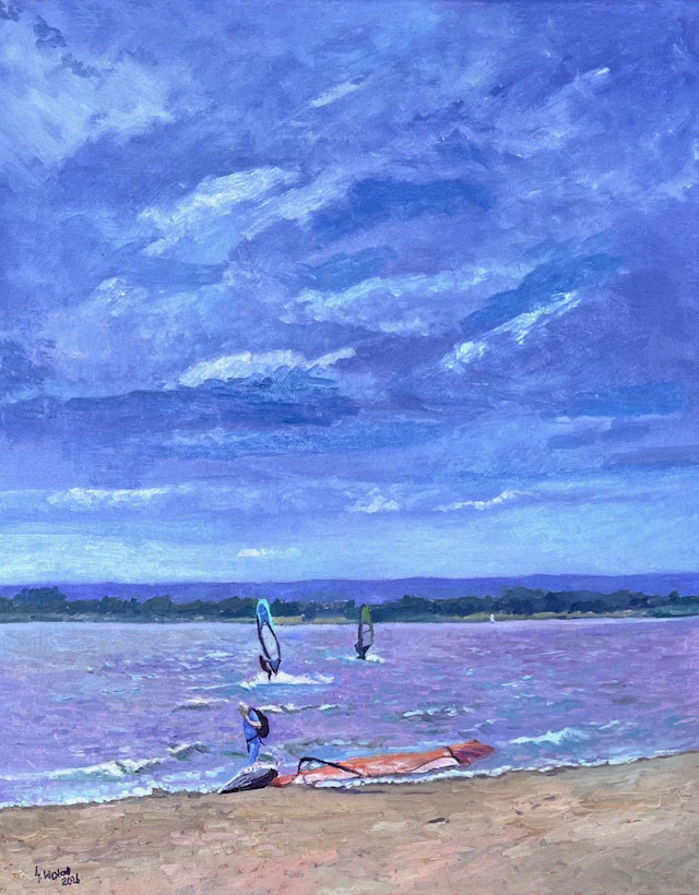 Amid gusts of wind at Lake Duemmer - Gary Westall
