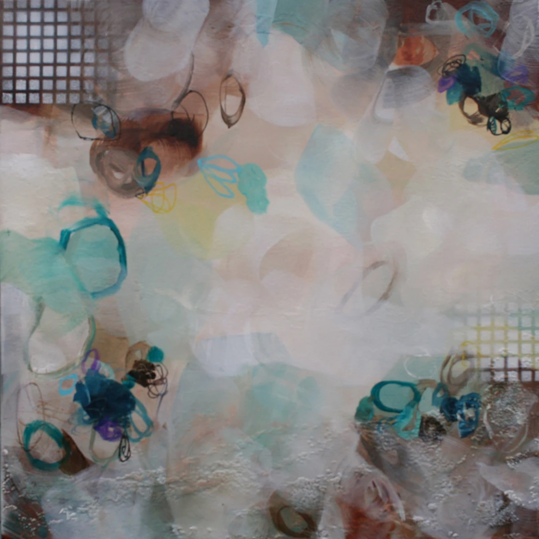 Mountain Dawn 60 x 60 cm - Susan Wooler