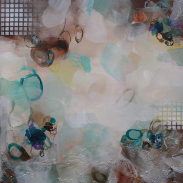 Mountain Dawn 60 x 60 cm - Susan Wooler