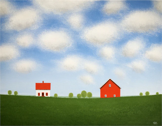 Under a Cloud Filled Summer Sky - Sharon France