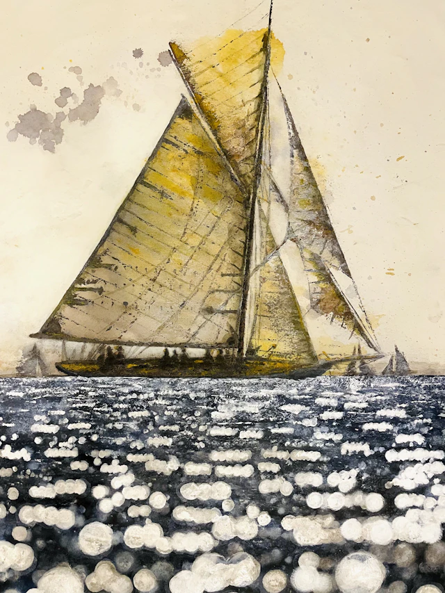 Summer Sail (104 X 140 cm) - Koorosh Nejad